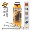 INGCO Διαμαντοτρύπανα 4-10mm 1/4" Hex Σετ 5 τεμ. AKDB6055